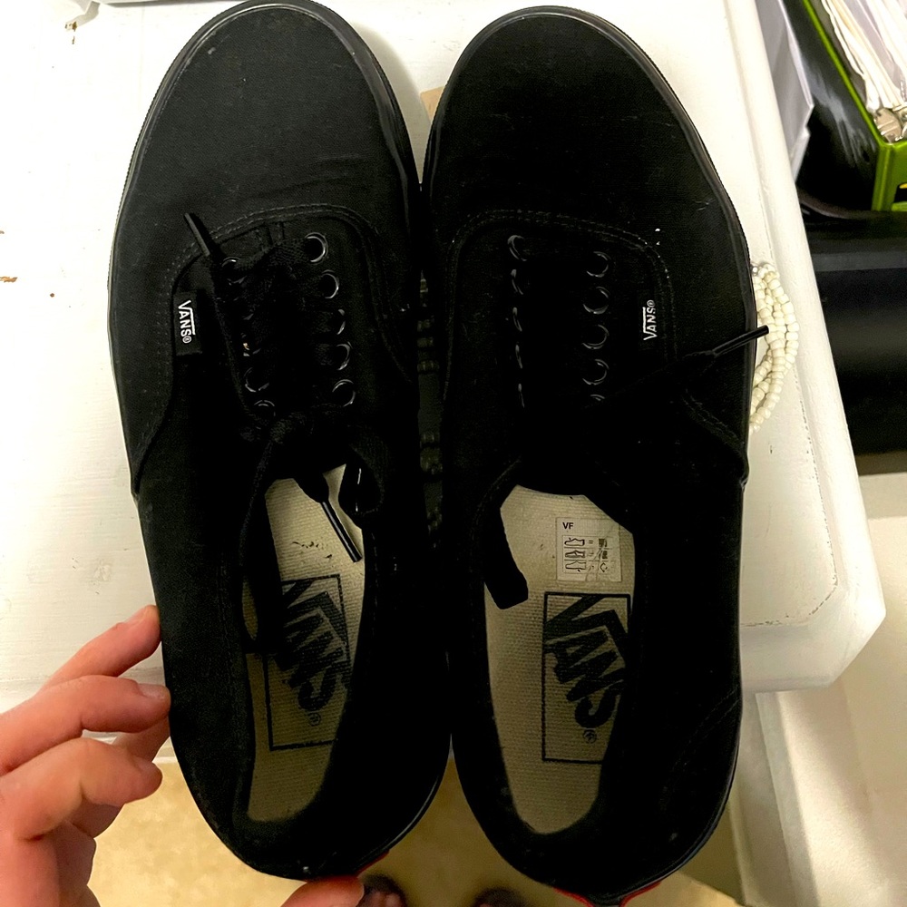 Black Vans Authentic Sneakers